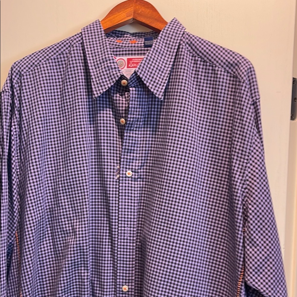Robert Graham Blue Casual Button Down Shirt